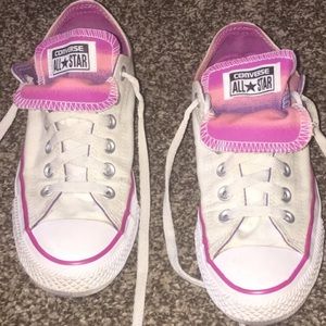 Double tongue converse